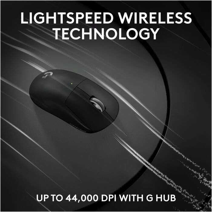 Logitech G Pro Superlight 2c þráðlaus leikjamús - Svört
