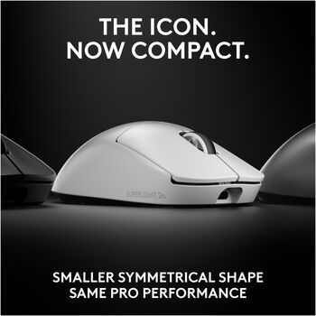 Logitech G Pro Superlight 2c þráðlaus leikjamús - Hvít
