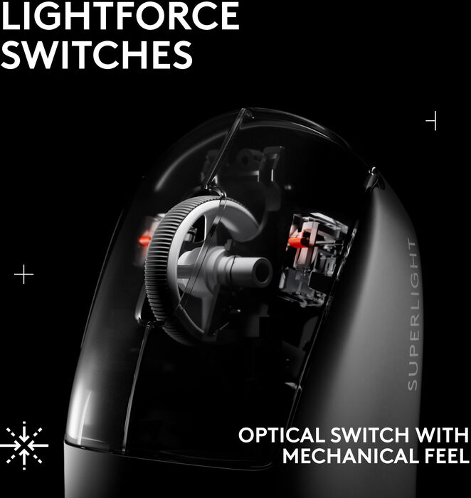 Logitech G Pro X Superlight 2 SE - Rauð