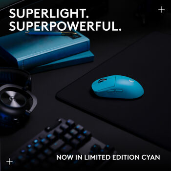 Logitech G Pro X Superlight 2 þráðlaus leikjamús - Blá