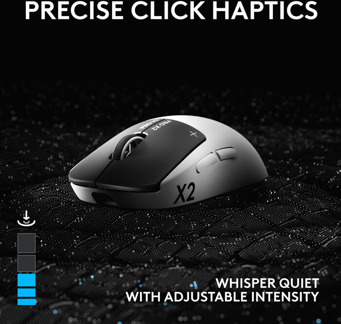 Logitech G Pro X2 Superstrike þráðlaus leikjamús - Hvít