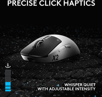 Logitech G Pro X2 Superstrike þráðlaus leikjamús - Hvít