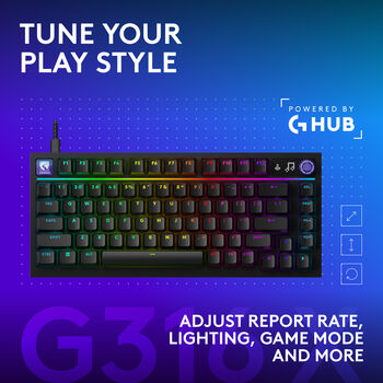 Logitech G316 X 75 leikjalyklaborð - Svart