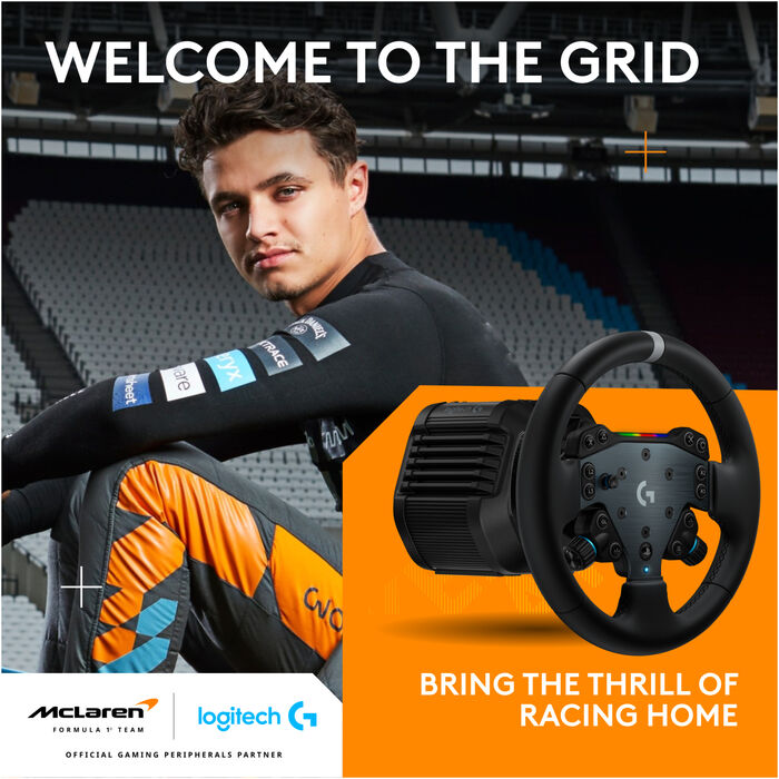 Logitech G RS50 kappakstursstýri - Svart