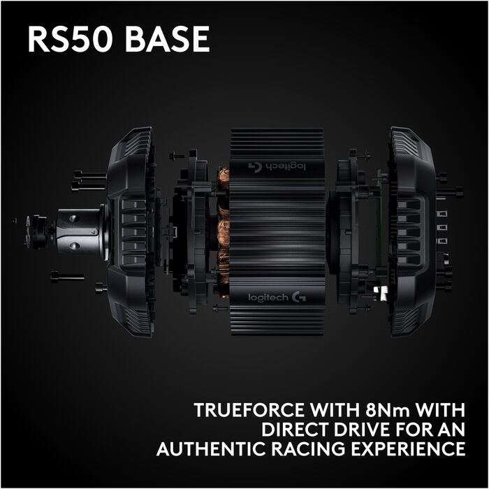 Logitech G RS50 kappakstursstýri - Svart