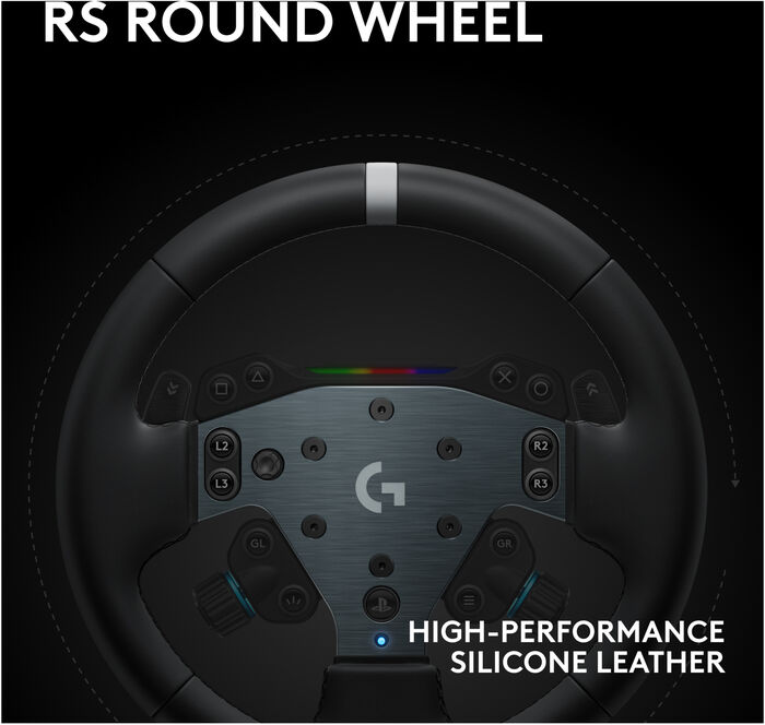 Logitech G RS50 kappakstursstýri - Svart
