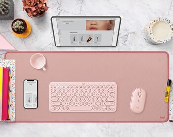 Logitech Studio Series XL músarmotta - Bleik
