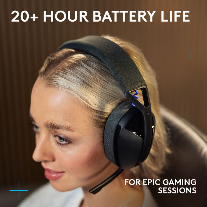 Logitech G321 þráðlaus leikjaheyrnartól - Svört