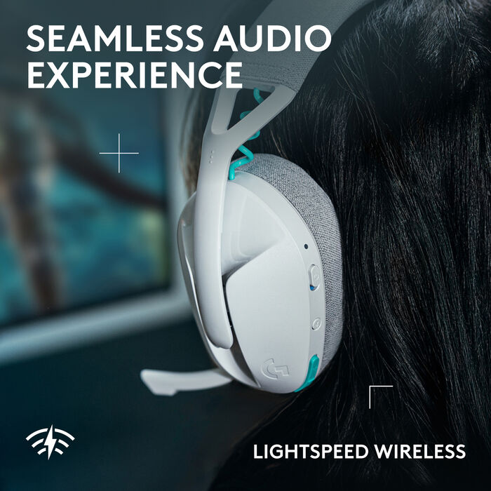 Logitech G321 þráðlaus leikjaheyrnartól - Hvít