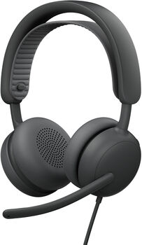Logitech Zone Wired 2 leikjaheyrnartól - Svört