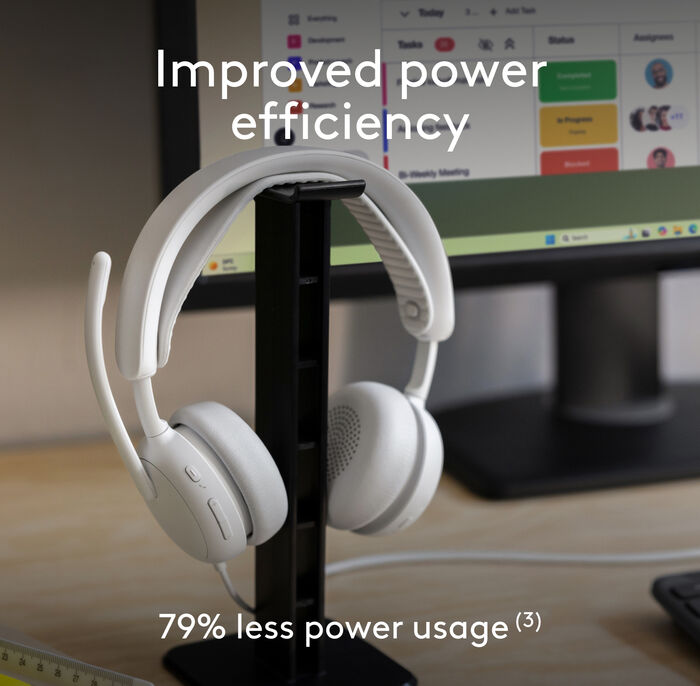 Logitech Zone Wired 2 leikjaheyrnartól - Hvít