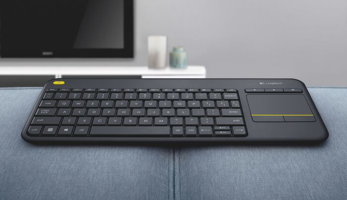 Logitech K400 PLUS þráðlaust lyklaborð - Svart