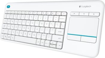 Logitech K400 PLUS þráðlaust lyklaborð - Hvítt