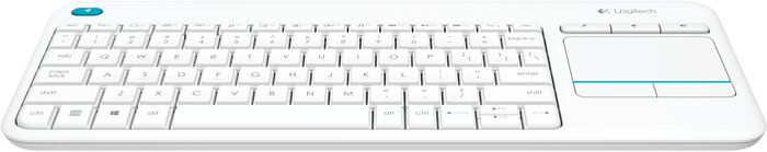 Logitech K400 PLUS þráðlaust lyklaborð - Hvítt