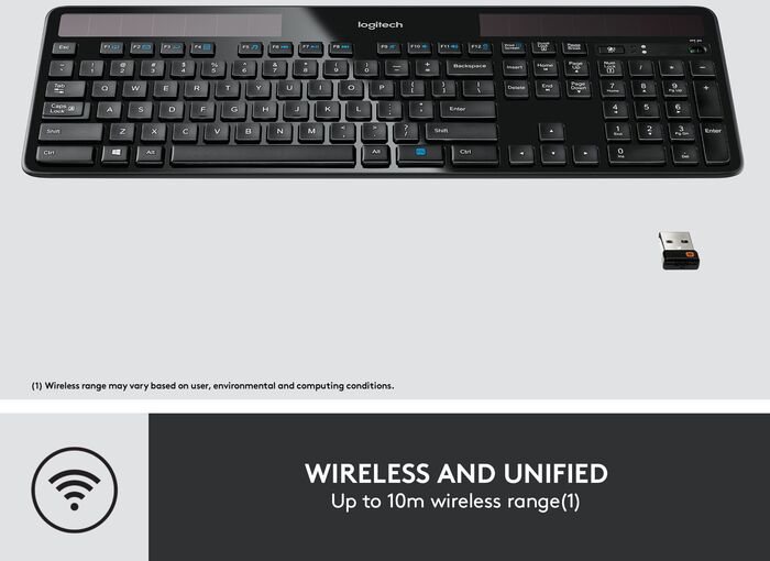 Logitech K750 Solar þráðlaust lyklaborð