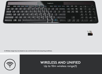 Logitech K750 Solar þráðlaust lyklaborð 