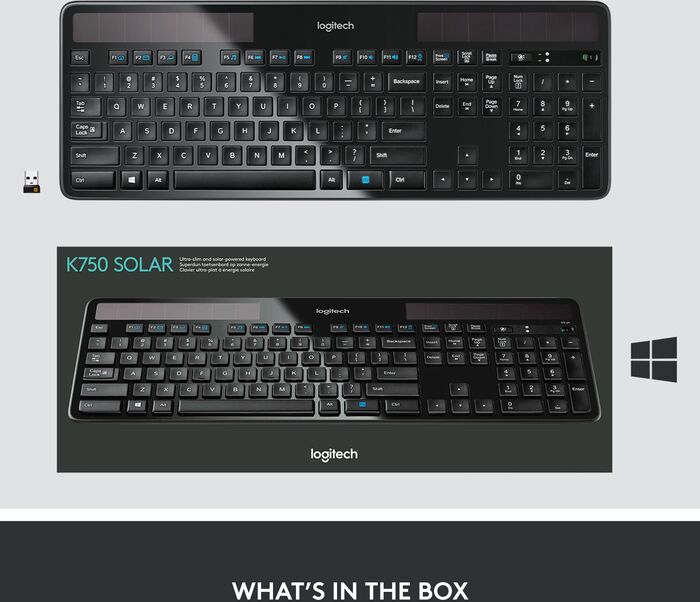 Logitech K750 Solar þráðlaust lyklaborð