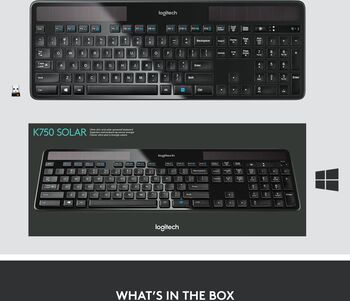 Logitech K750 Solar þráðlaust lyklaborð 