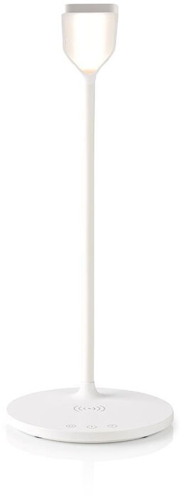 Nedis LED borðlampi með þráðlausri hleðslu - Hvítur