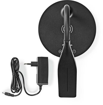 Nedis borðlampi með þráðlausri hleðslu - Svartur