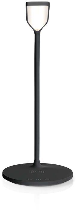 Nedis borðlampi með þráðlausri hleðslu - Svartur