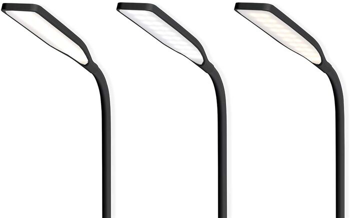 Nedis borðlampi með þráðlausri hleðslu - Svartur