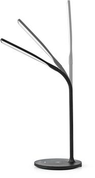 Nedis borðlampi með þráðlausri hleðslu - Svartur