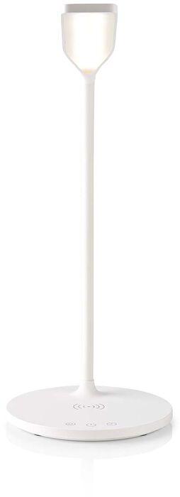 Nedis borðlampi með þráðlausri hleðslu - Hvítur