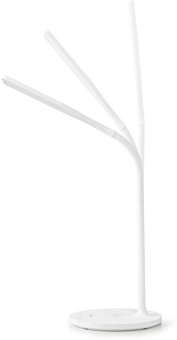 Nedis borðlampi með þráðlausri hleðslu - Hvítur