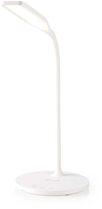 Nedis borðlampi með þráðlausri hleðslu - Hvítur