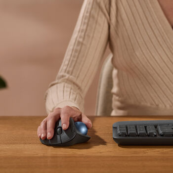 Logitech Ergo M575S þráðlaus kúlumús - Svört