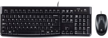 Logitech M120 lyklaborð og mús