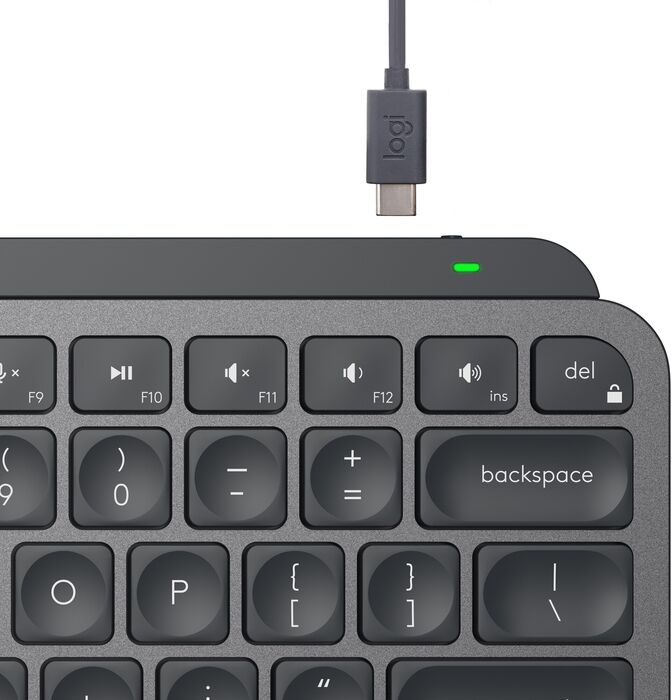 Logitech MX Keys Mini þráðlaust lyklaborð - Dökkgrátt