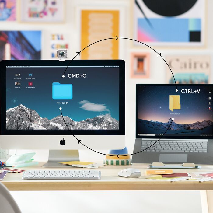 Logitech MX Keys Mini þráðlaust lyklaborð - Ljósgrátt