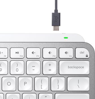 Logitech MX Keys Mini þráðlaust lyklaborð - Ljósgrátt