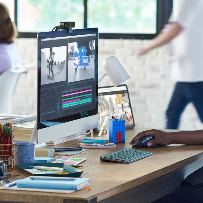 Logitech MX Keys Mini þráðlaust lyklaborð - Ljósgrátt