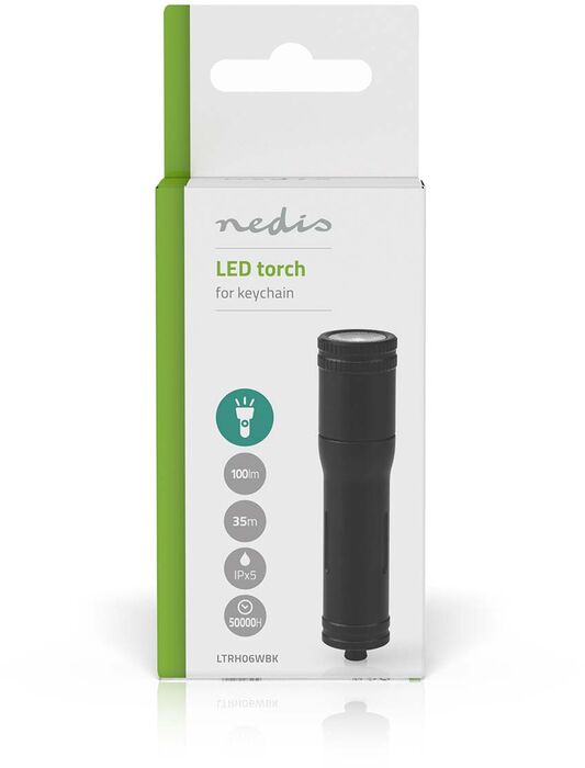 Nedis lyklakippuvasaljós LTRH06WBK - Svart