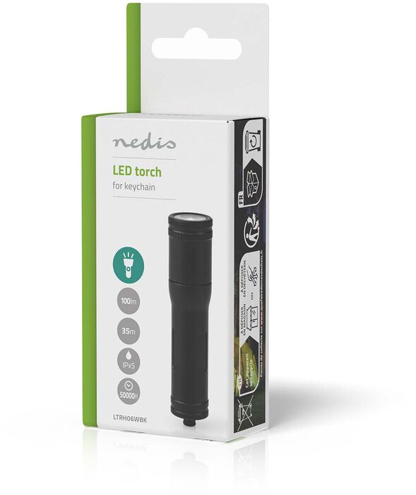 Nedis lyklakippuvasaljós LTRH06WBK - Svart