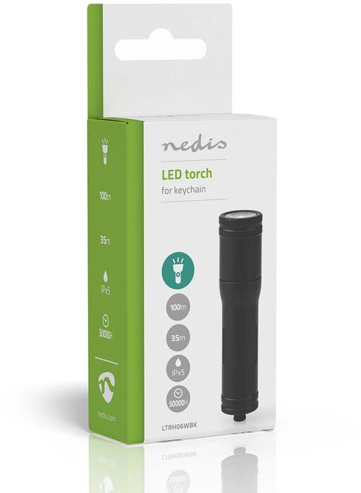 Nedis lyklakippuvasaljós LTRH06WBK - Svart