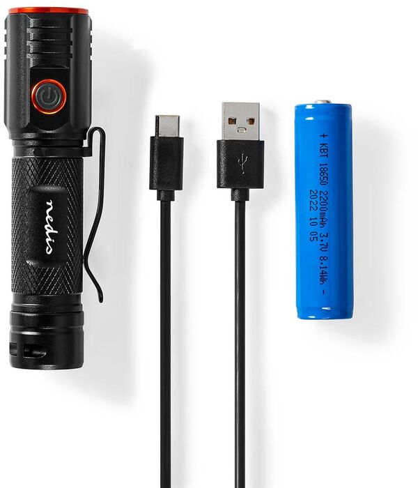 Nedis vasaljós LTRR20WBK - Svart