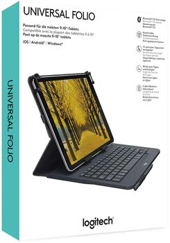 Logitech lyklaborðahulstur fyrir 9 - 10" spjaldtölvur