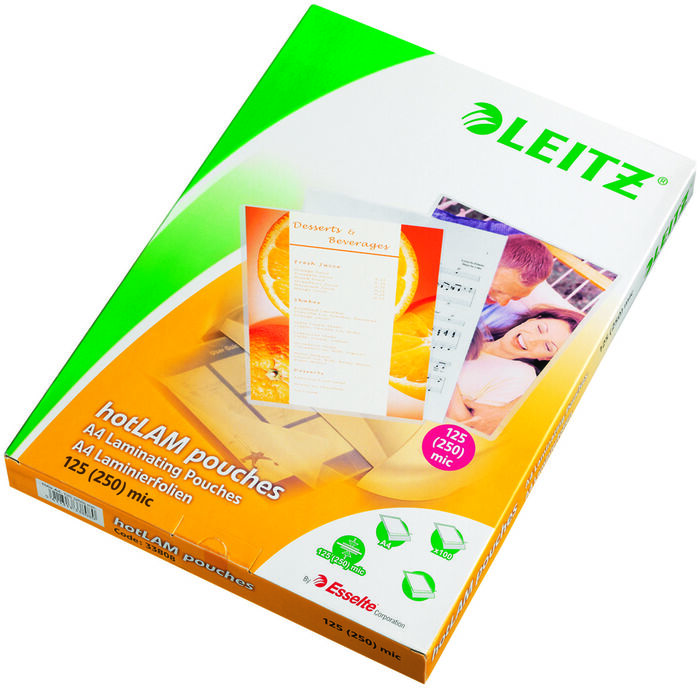 Leitz plöstunarvasi A4 125mic (100)