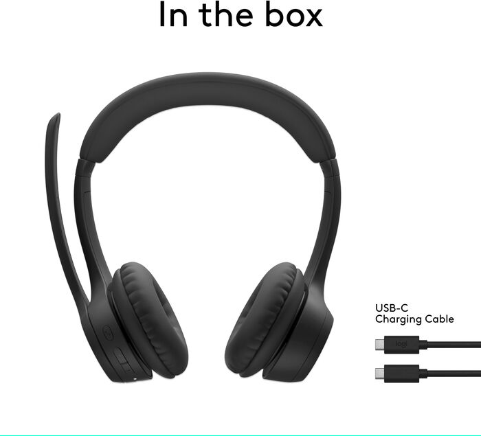 Logitech Zone 300 þráðlaus heyrnartól - Svört