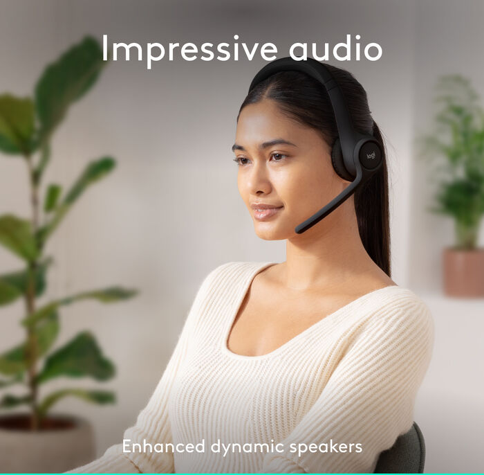 Logitech Zone 300 þráðlaus heyrnartól - Svört