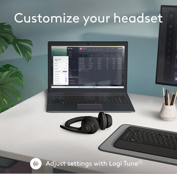 Logitech Zone 300 þráðlaus heyrnartól - Svört