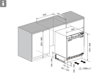 Logik kæliskápur til innbyggingar LUL82I24E