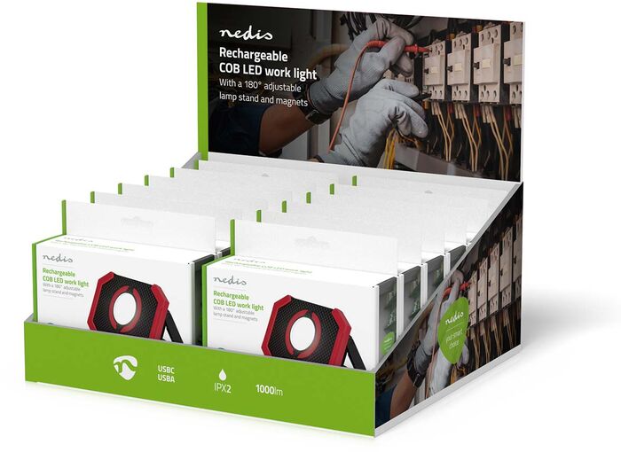 Nedis COB LED vinnuljós - 10 W