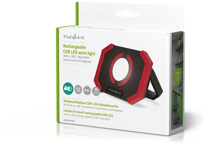 Nedis COB LED vinnuljós - 10 W