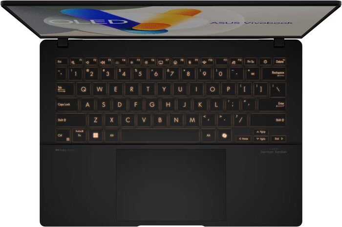 Asus Vivobook S 14 R5/16/512/ 14" OLED fartölva - Svört