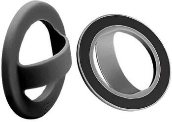 Celly sílikon Mag haldari - Svartur